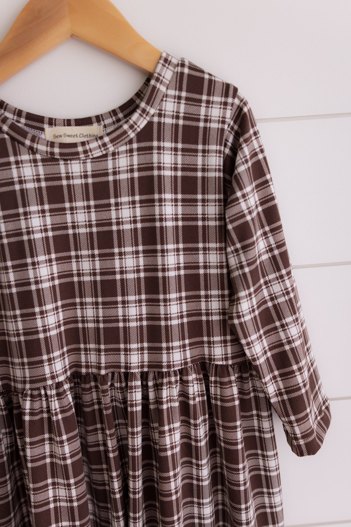 Autumn Plaid Babydoll Dress