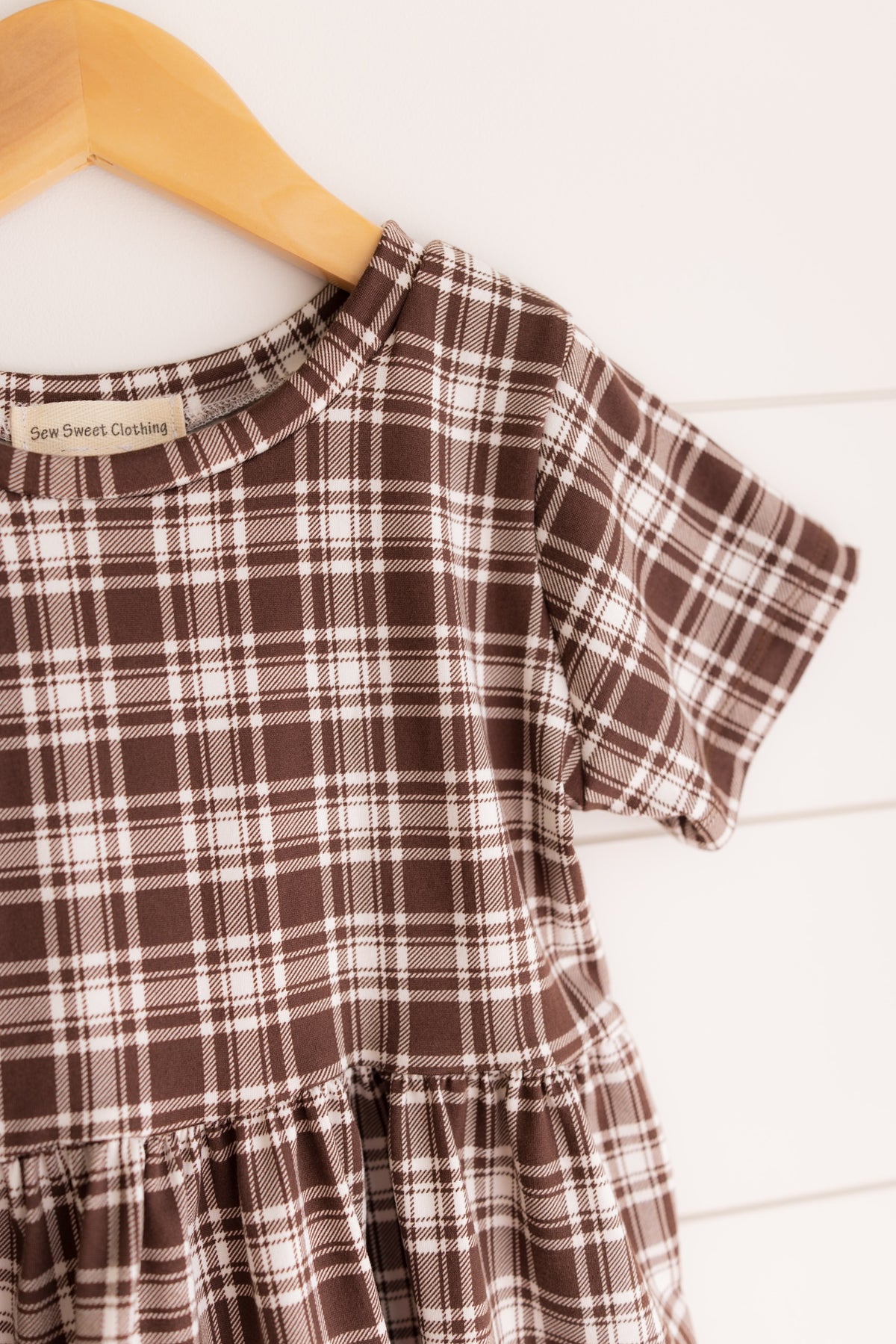 Autumn Plaid Peplum Top