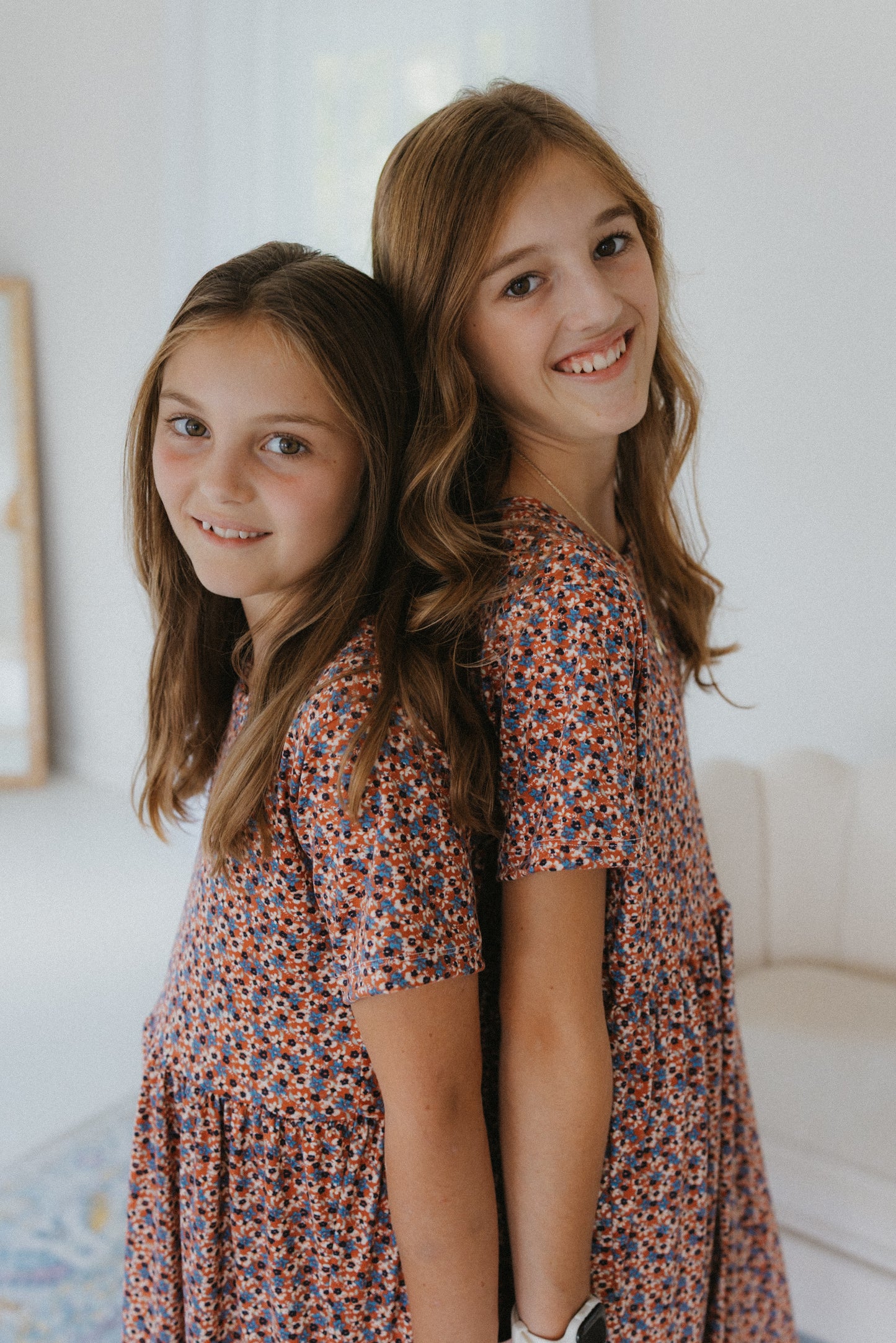 Fall Floral Babydoll Dress