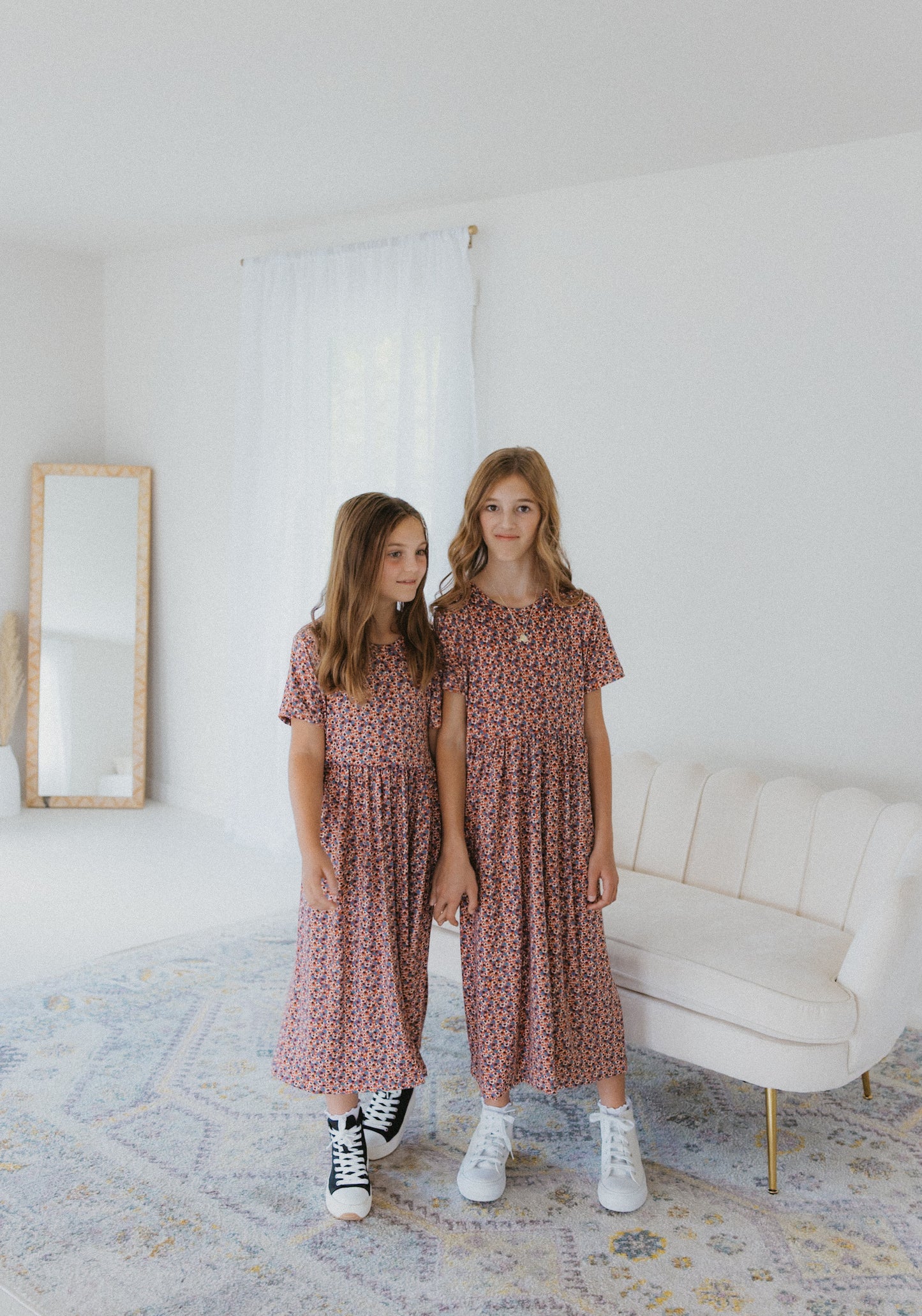 Fall Floral Babydoll Dress