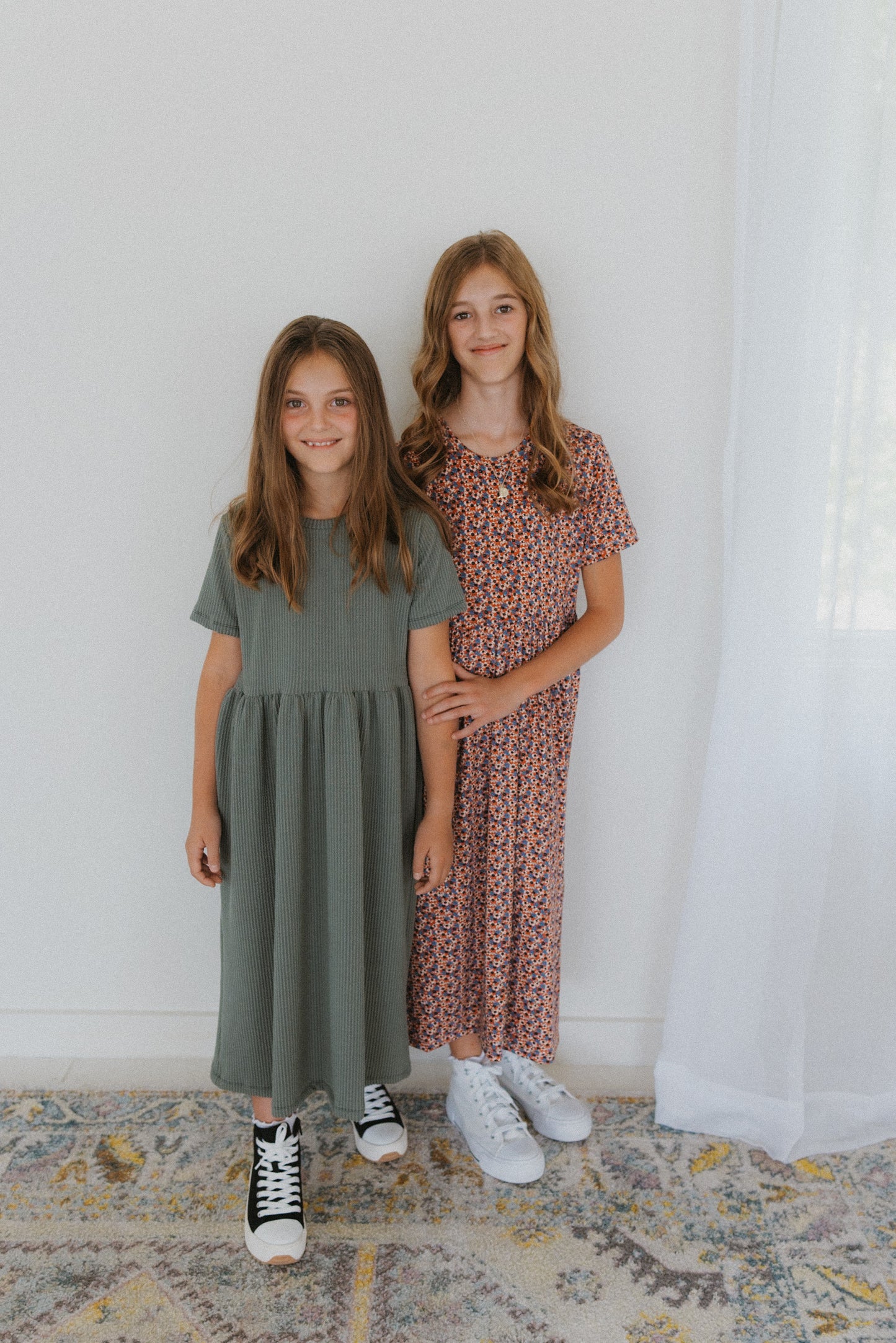 Fall Floral Babydoll Dress