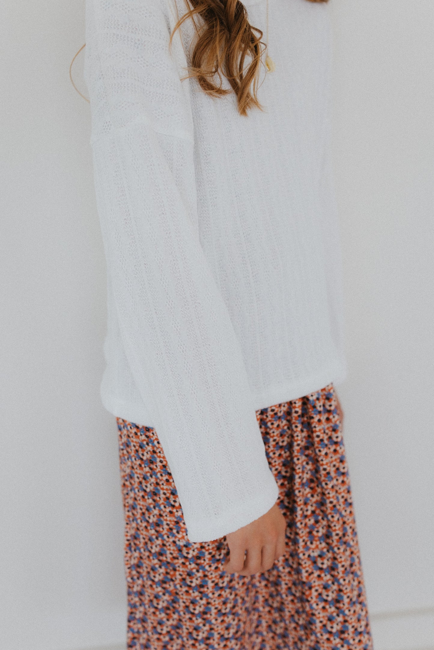 White Pullover Sweater