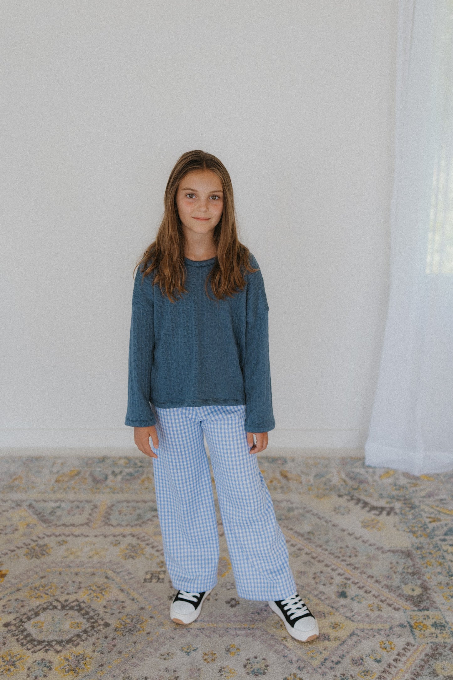 Gingham Wide Leg Pants (3 colors)