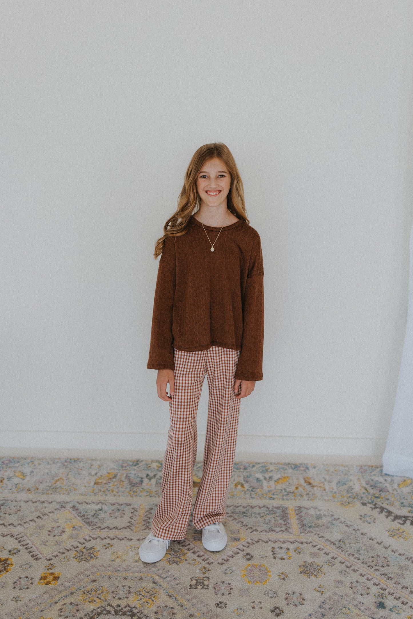 Gingham Wide Leg Pants (3 colors)