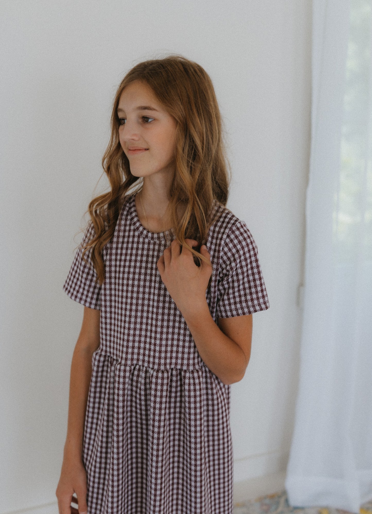 Gingham Midi Dress ( 2 color options)
