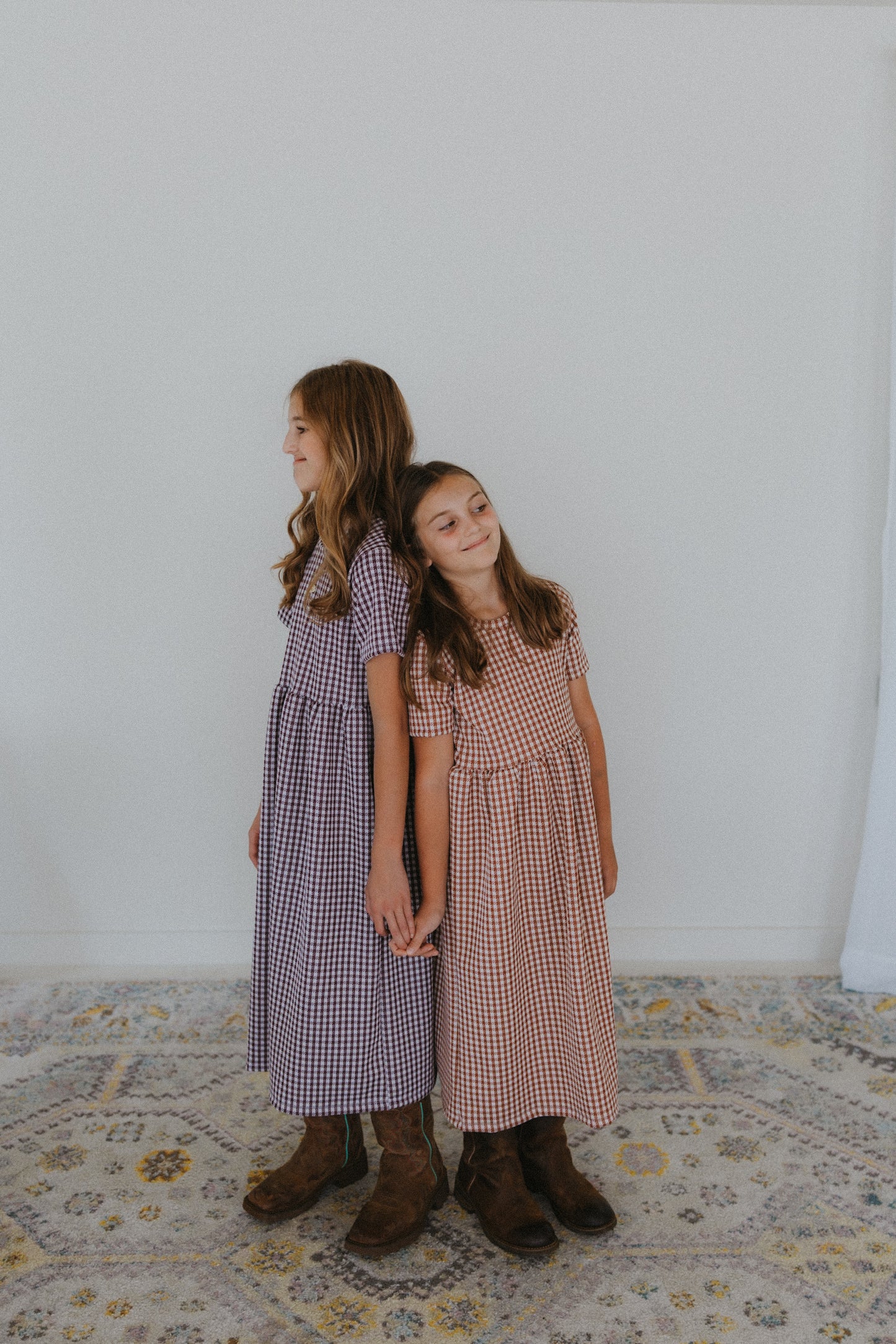 Gingham Midi Dress ( 2 color options)