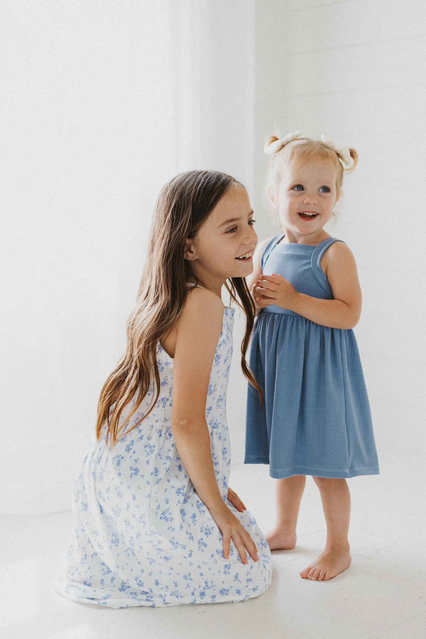 Denim Blue Babydoll Dress