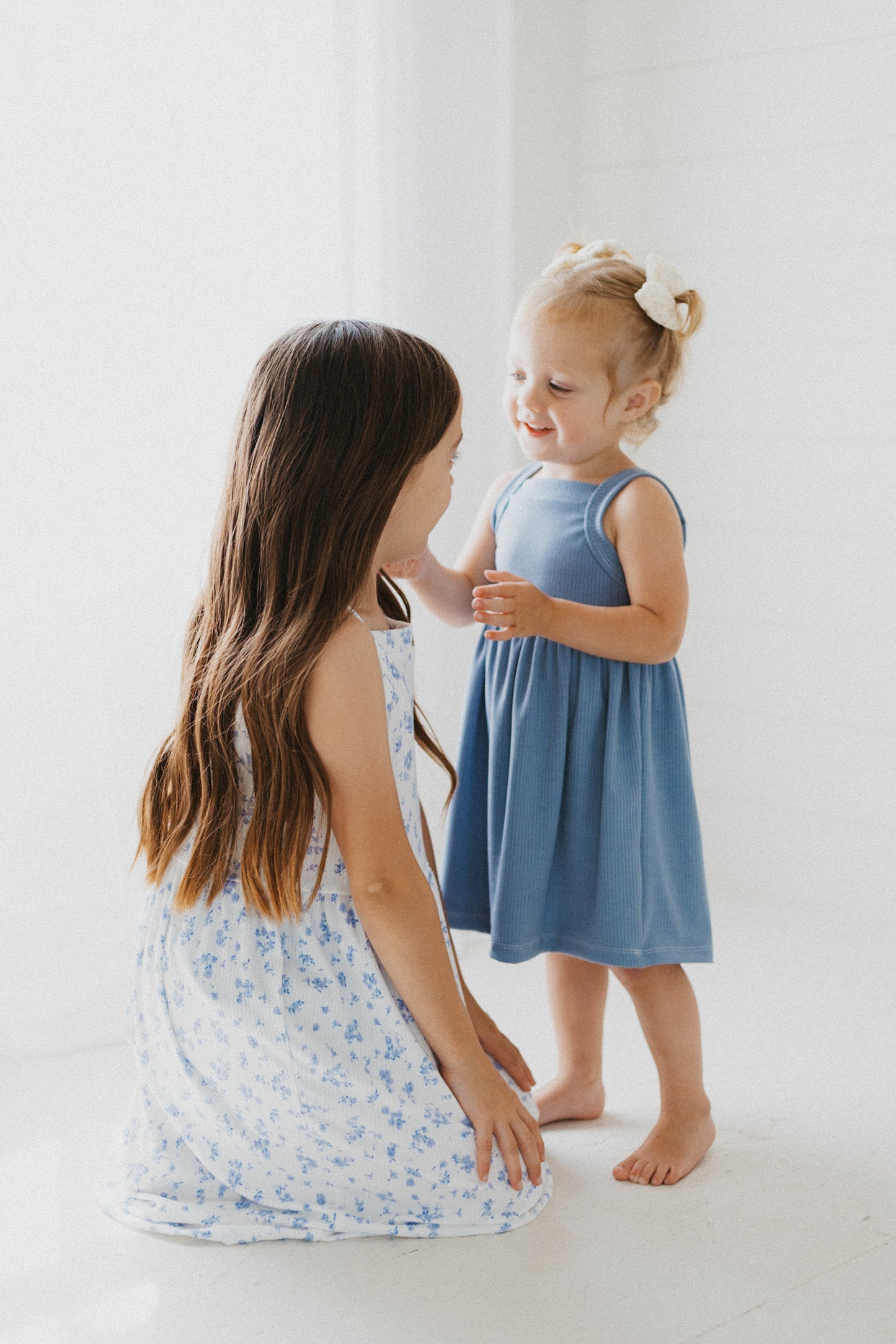 Denim Blue Babydoll Dress