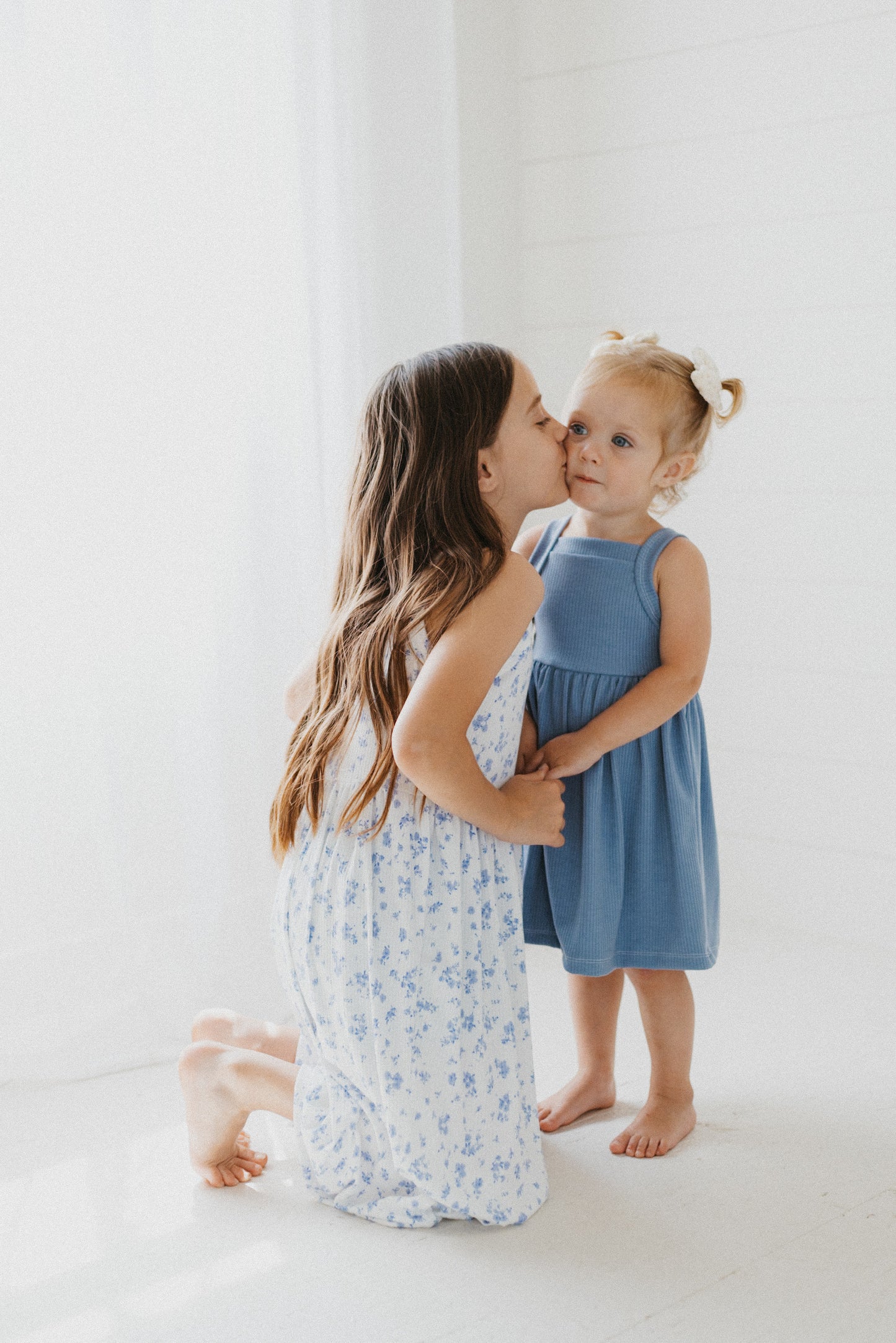Denim Blue Babydoll Dress