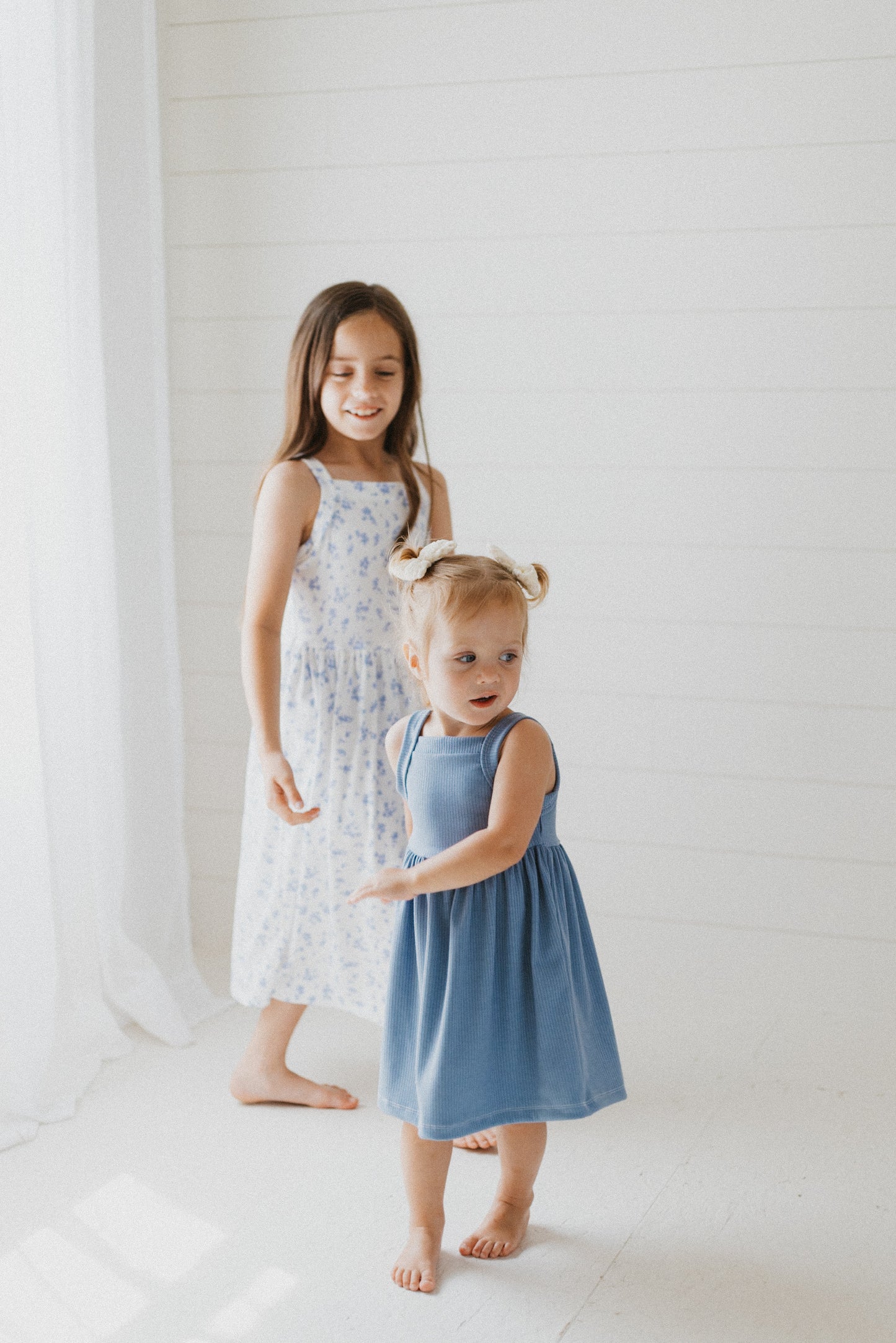 Denim Blue Babydoll Dress