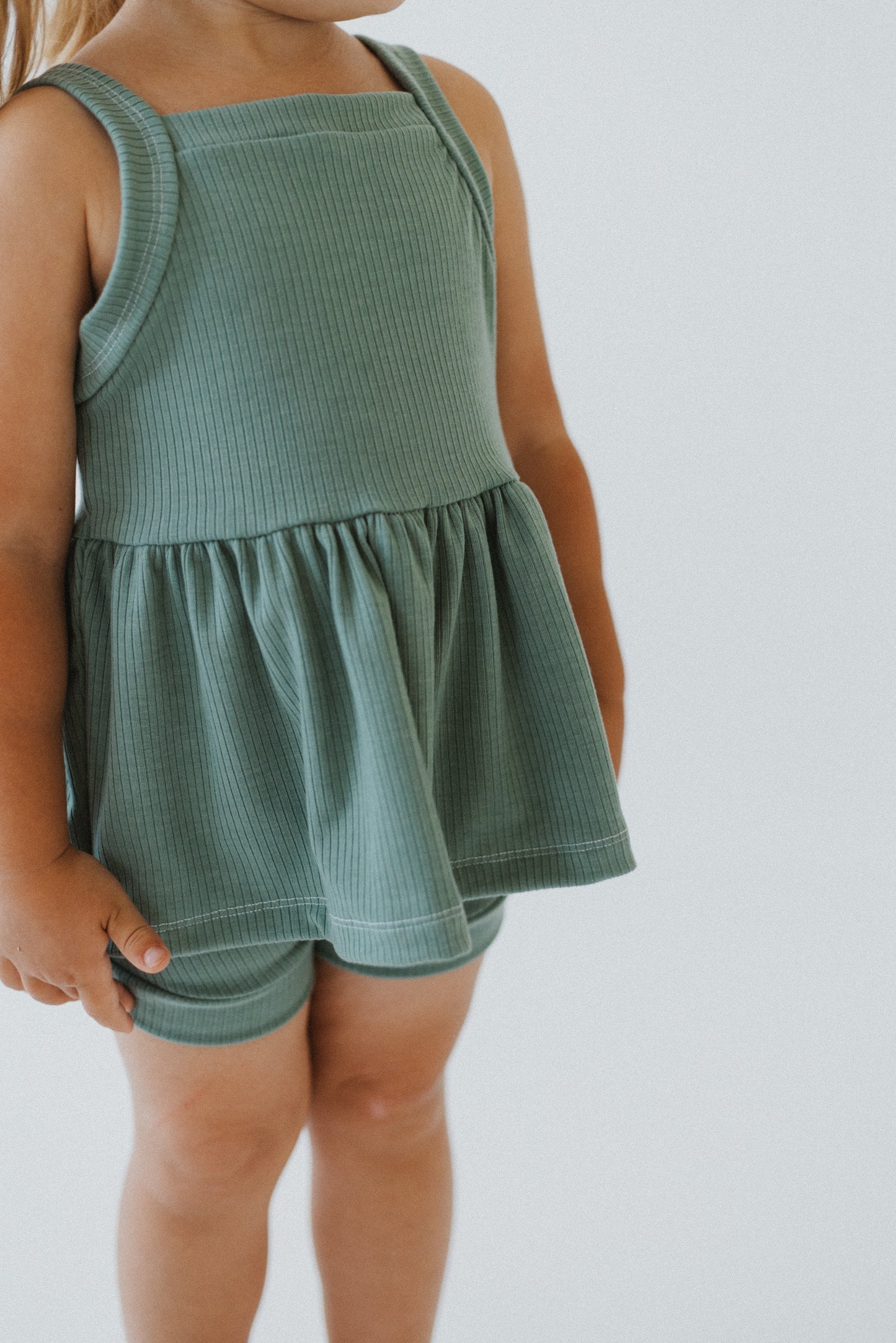 Peplum + Shortie Set ( 2 color options)