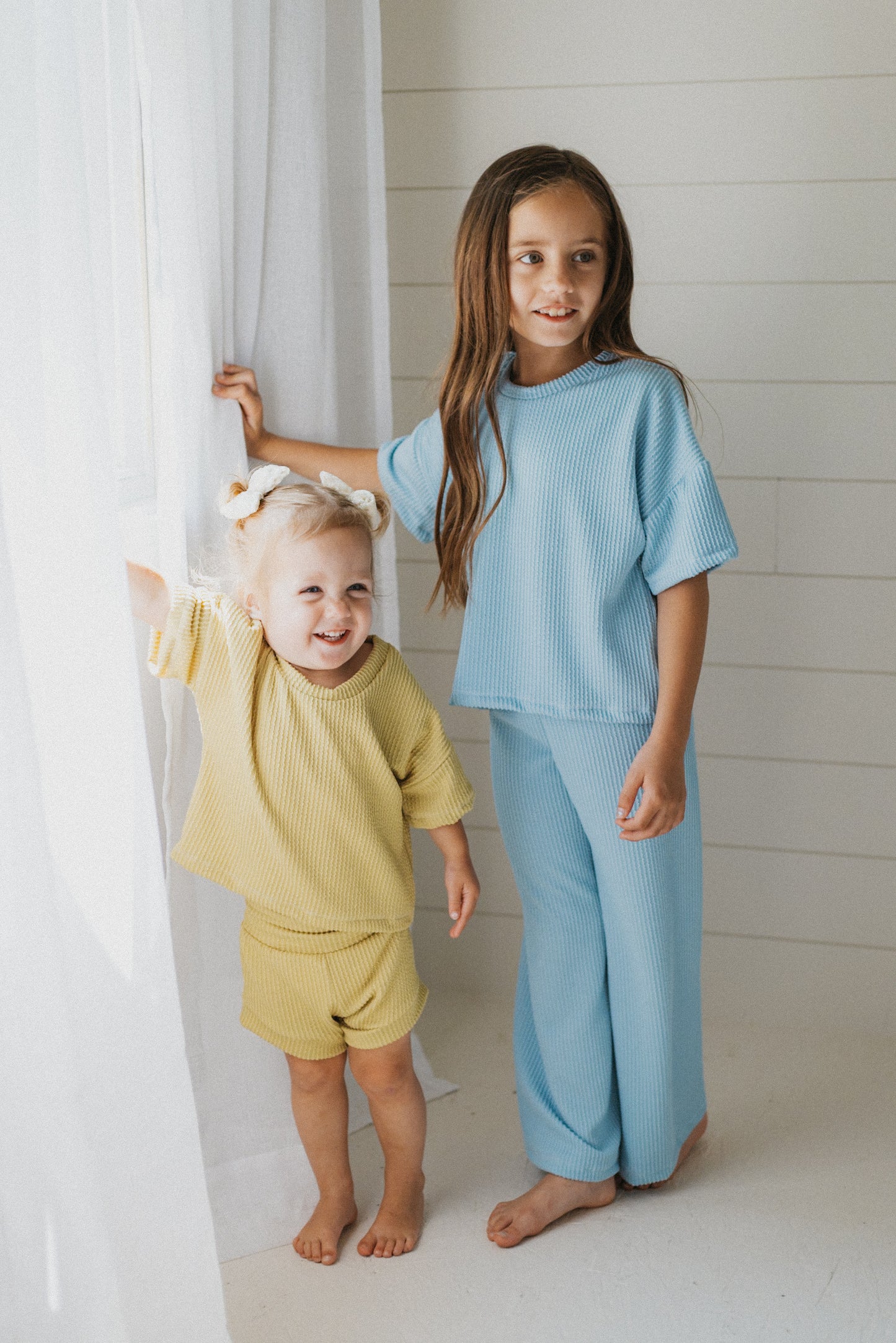 Bright Summer Sets ( T-shirt + wide leg pants)