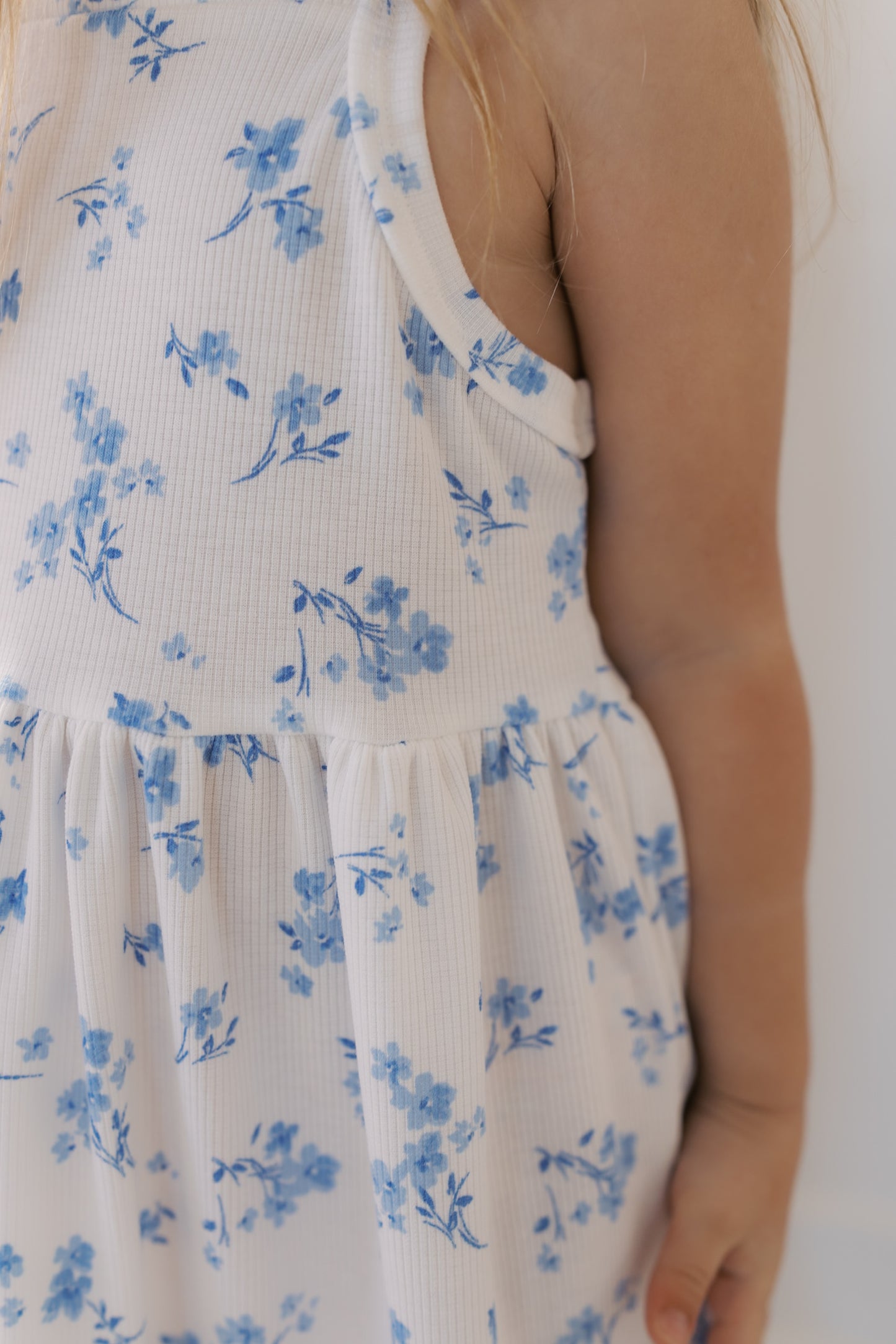 Cornflower Blue Floral Dress