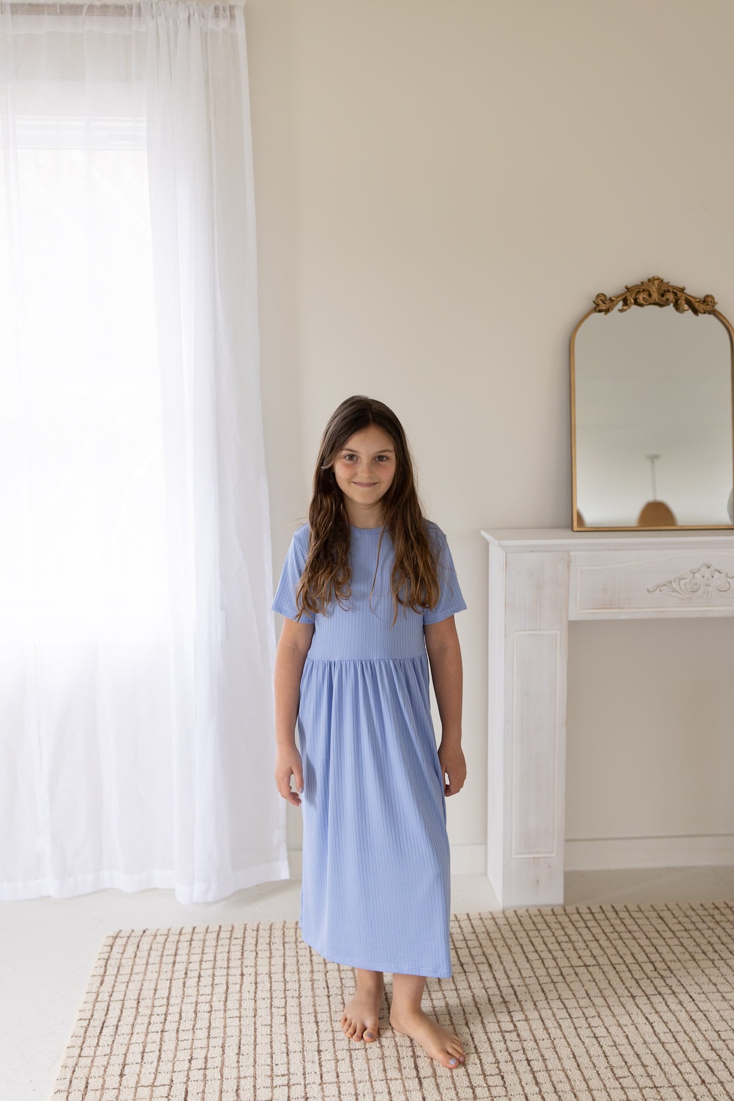 Rib Knit Midi Dress (3 color options)