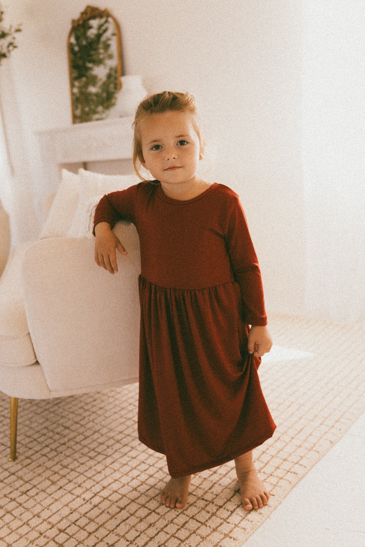 Merlot Babydoll Dress