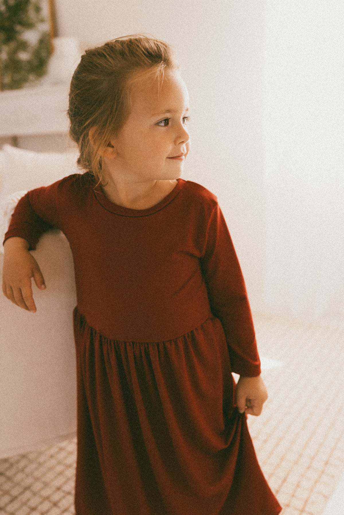 Merlot Babydoll Dress