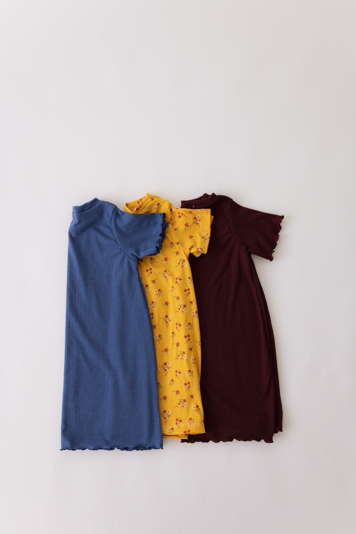 Ribbed Shift Dress  -2 colors