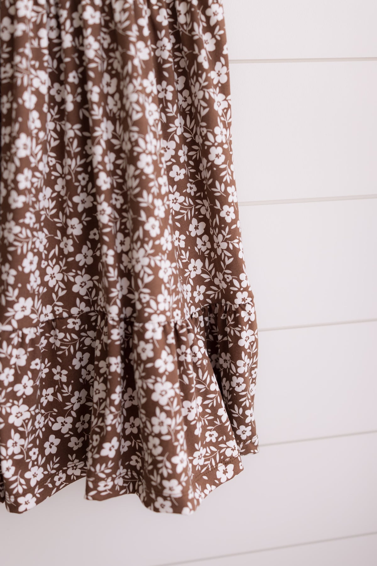 Brown Floral Dress