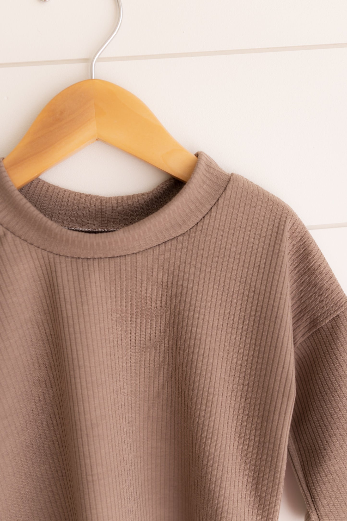Latte Rib Oversized T-shirt