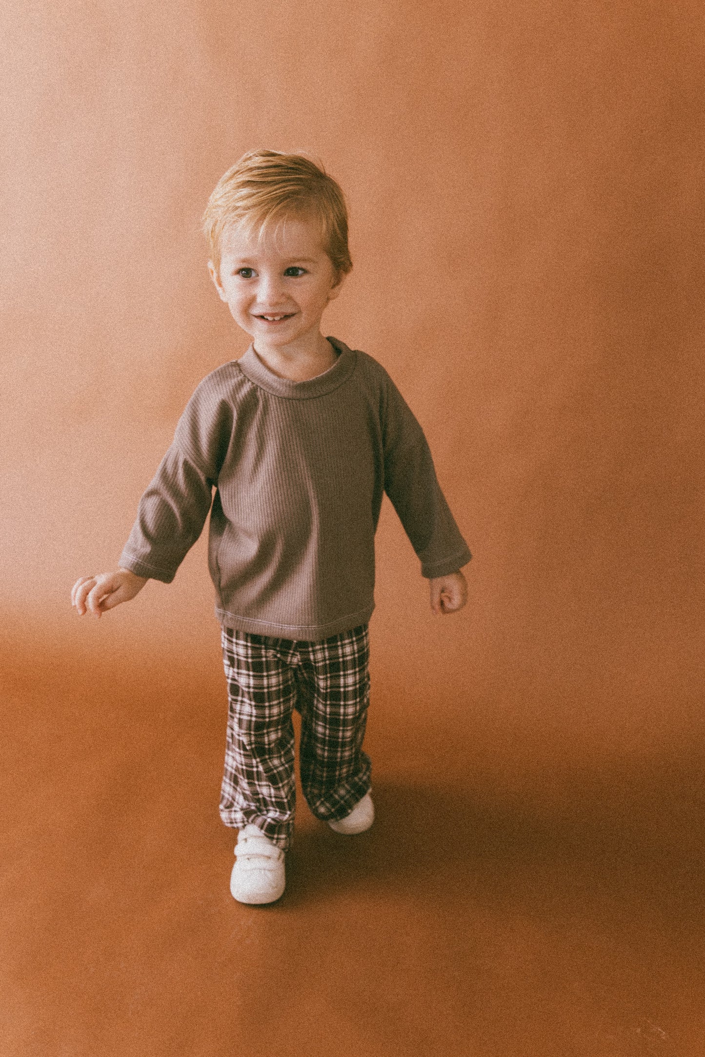 Autumn Plaid Wide Leg Pants