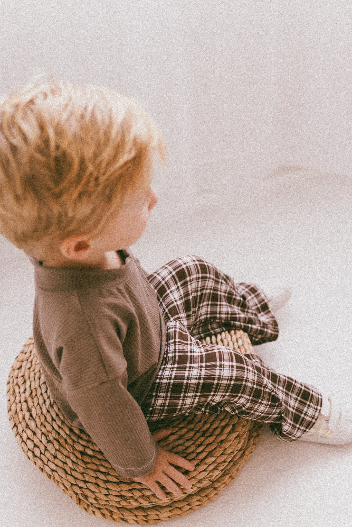 Autumn Plaid Wide Leg Pants