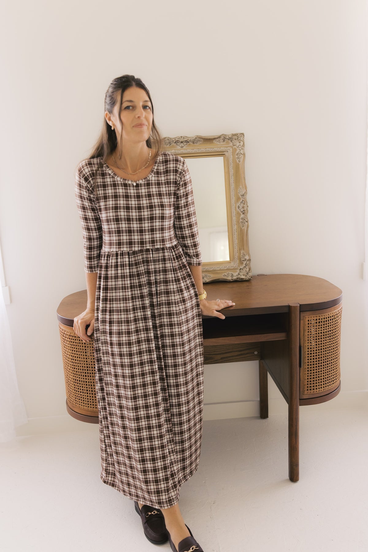 The Claire Dress - Autumn Plaid