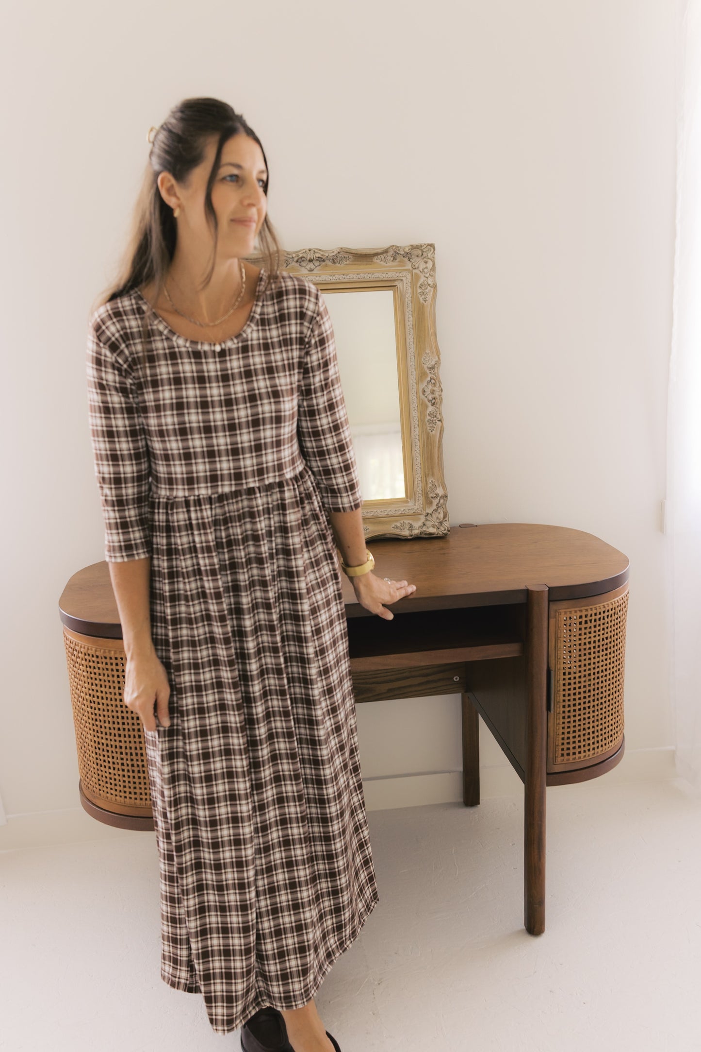 The Claire Dress - Autumn Plaid
