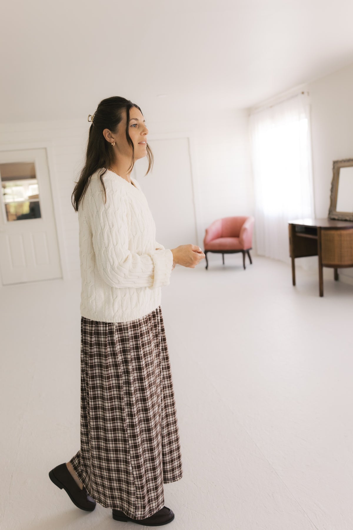 The Claire Dress - Autumn Plaid