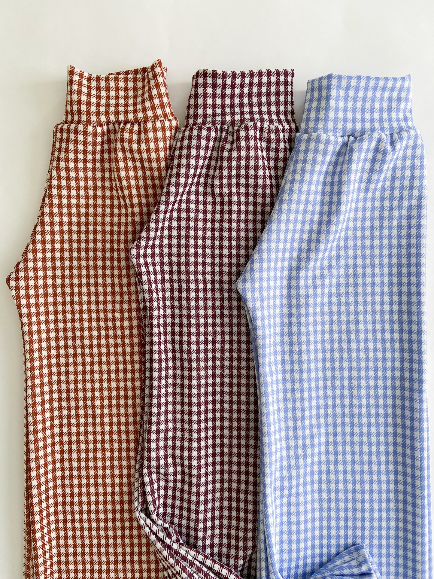 Gingham Wide Leg Pants (3 colors)