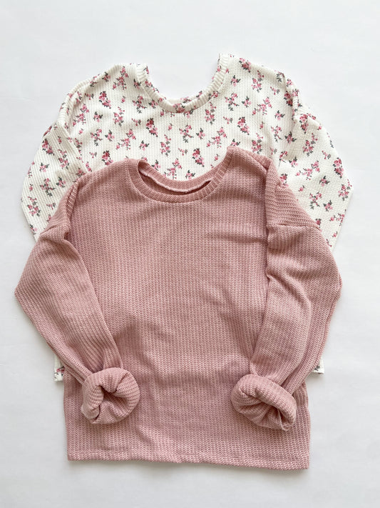 Slouchy Oversized Pullover (2 color options)