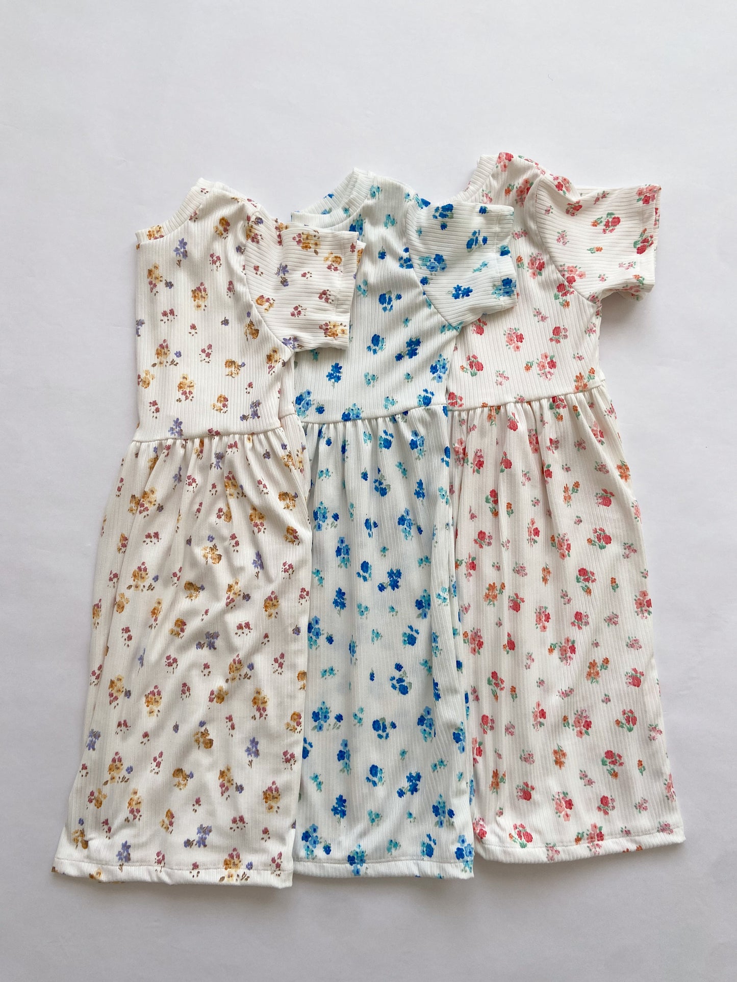 Dainty Floral Dress ( 3 color options)