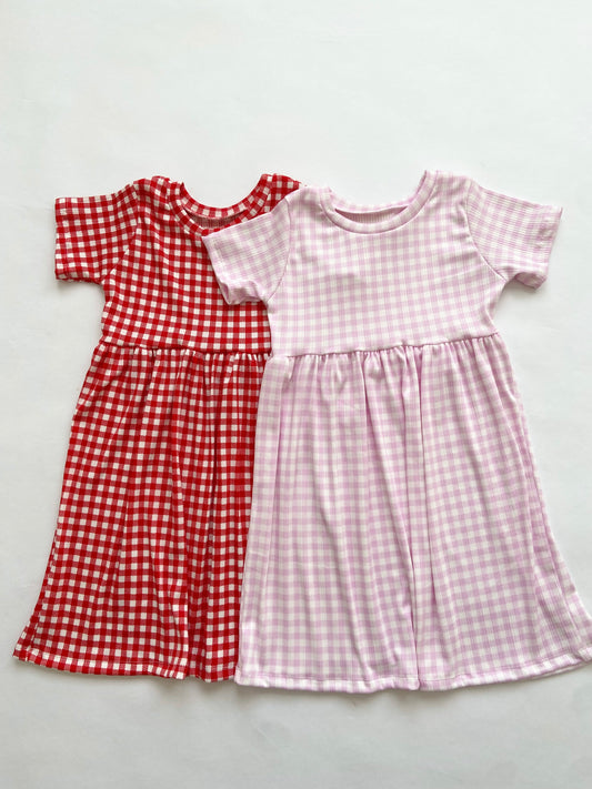 Gingham Dress (2 color options)