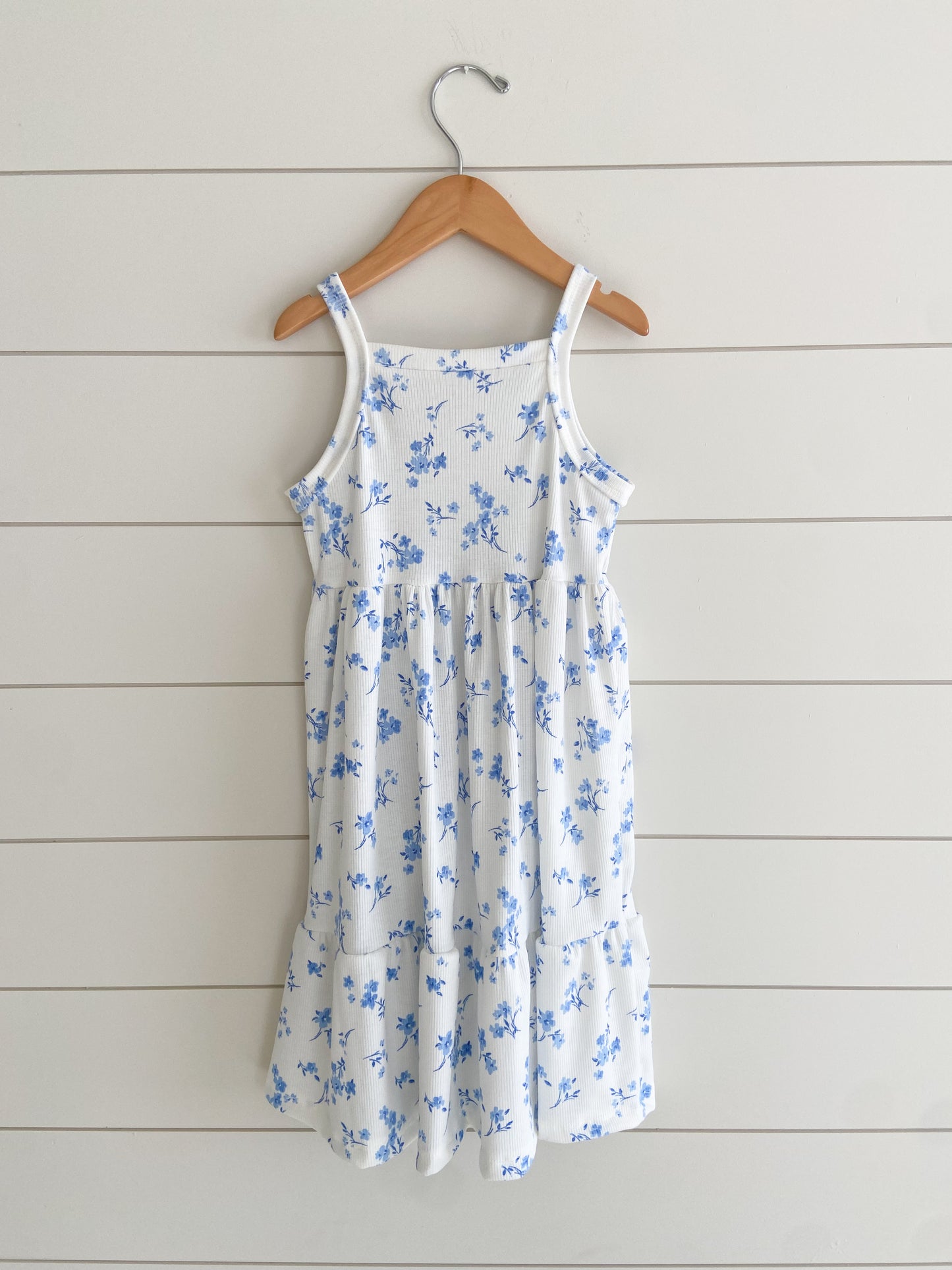 Cornflower Blue Floral Dress