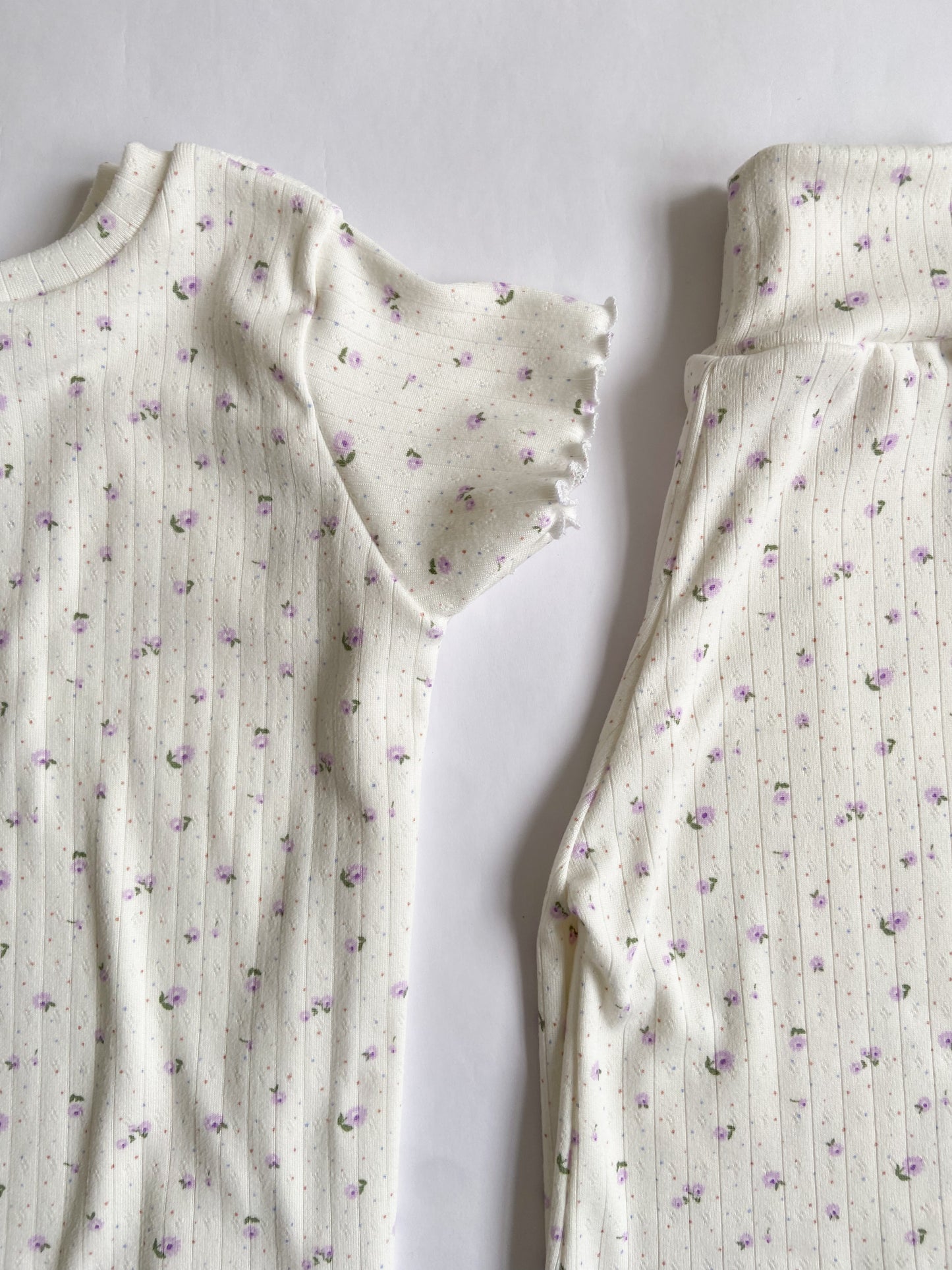Lavendar Floral Lounge Set