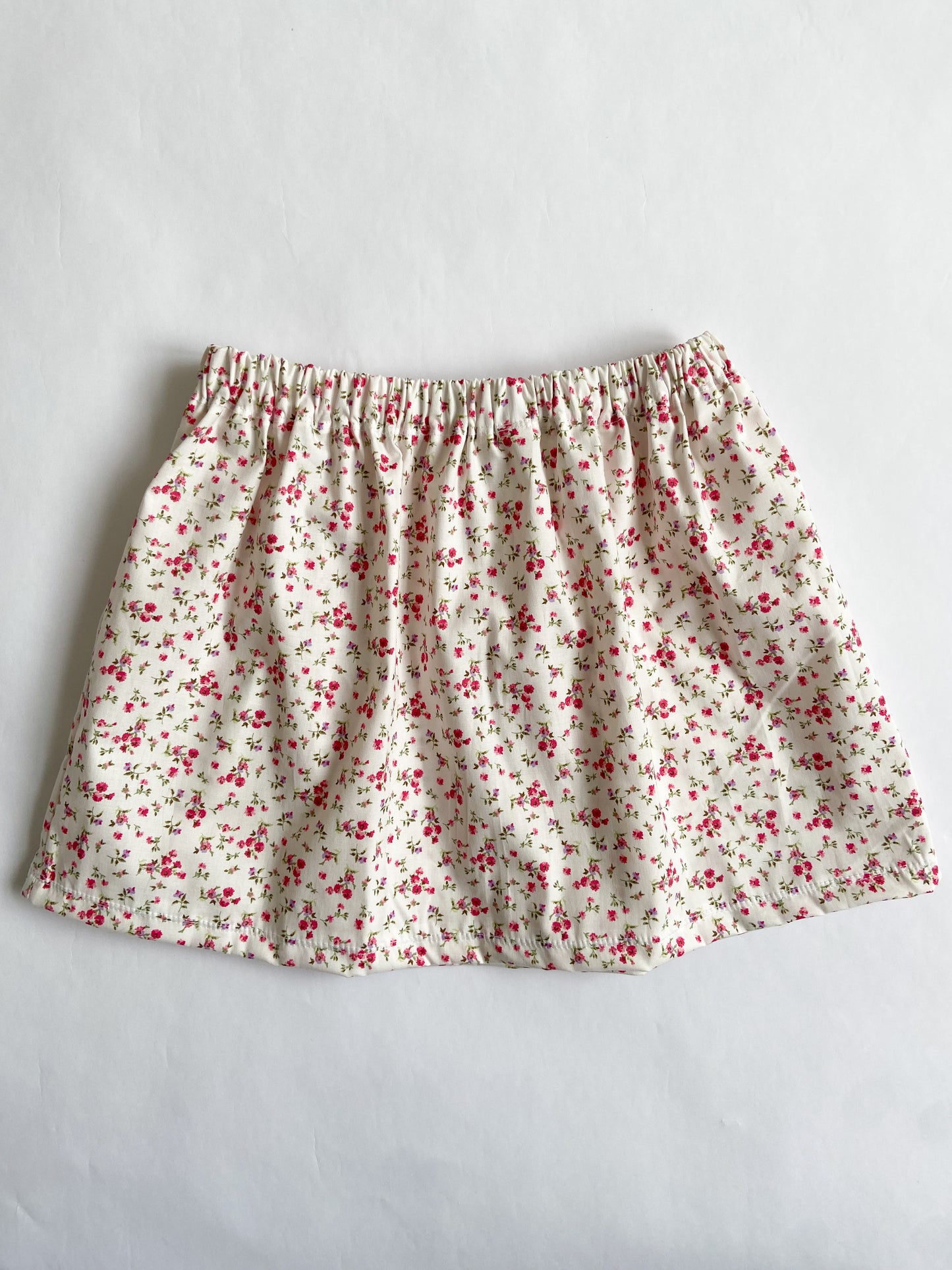 Pink Floral Skirt