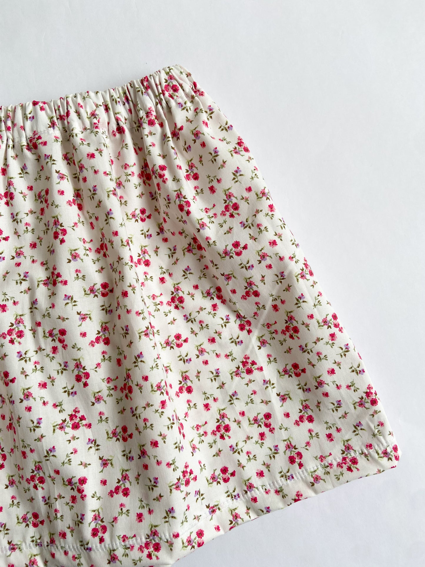 Pink Floral Skirt