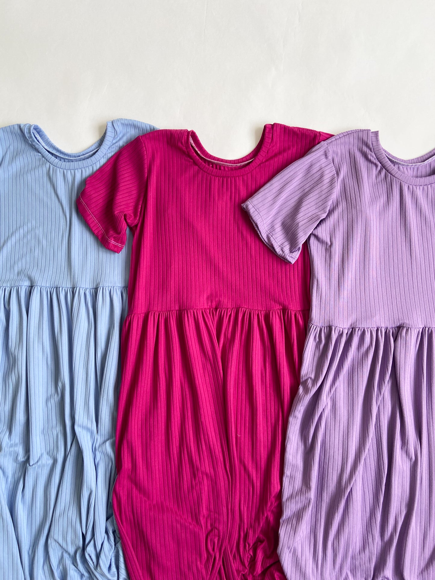 Rib Knit Midi Dress (3 color options)