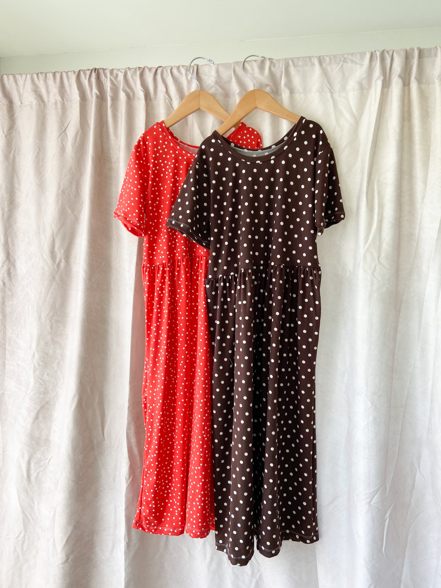 Polka Dot Dress ( 2 color options)