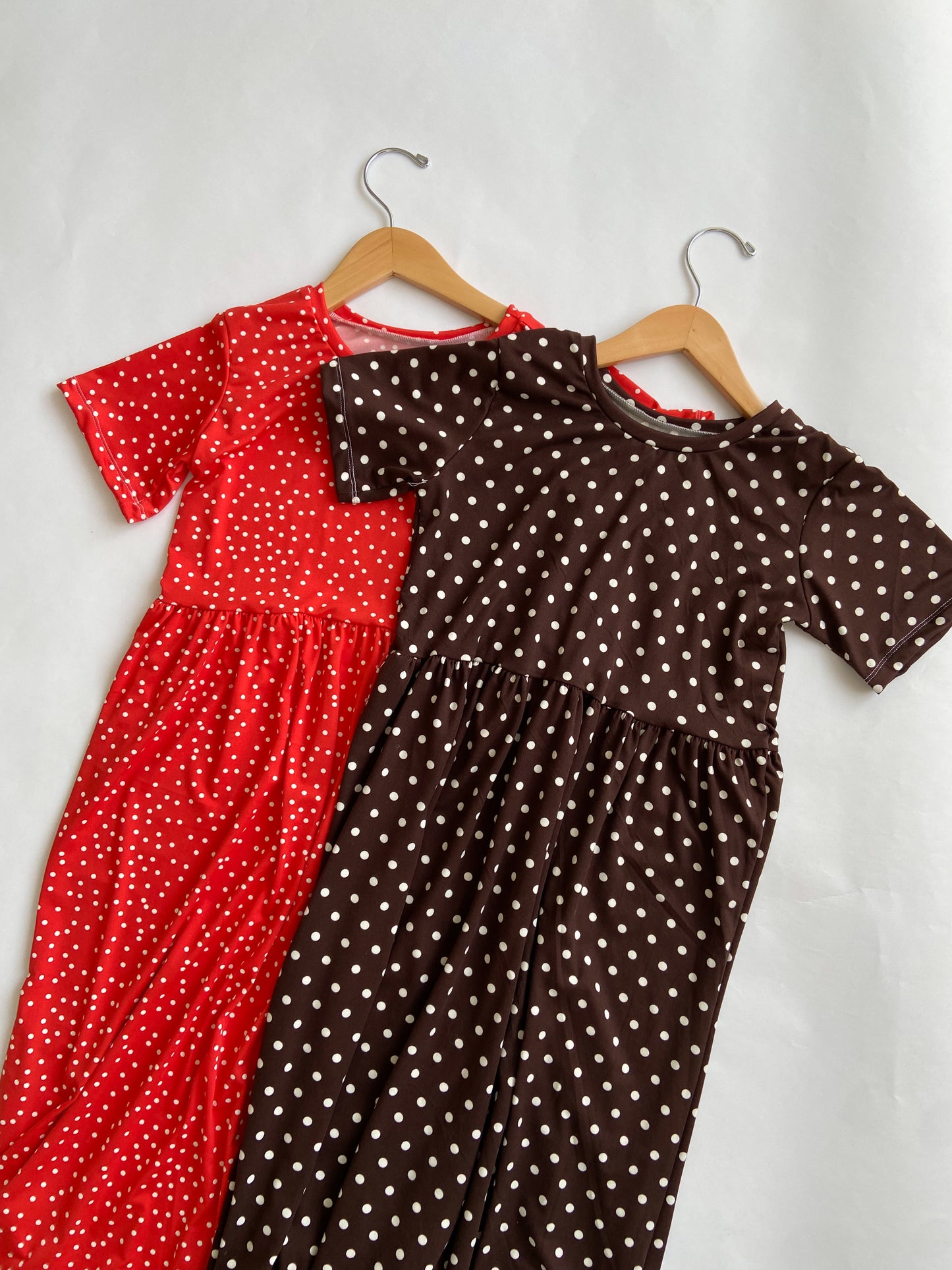 Polka Dot Dress ( 2 color options)