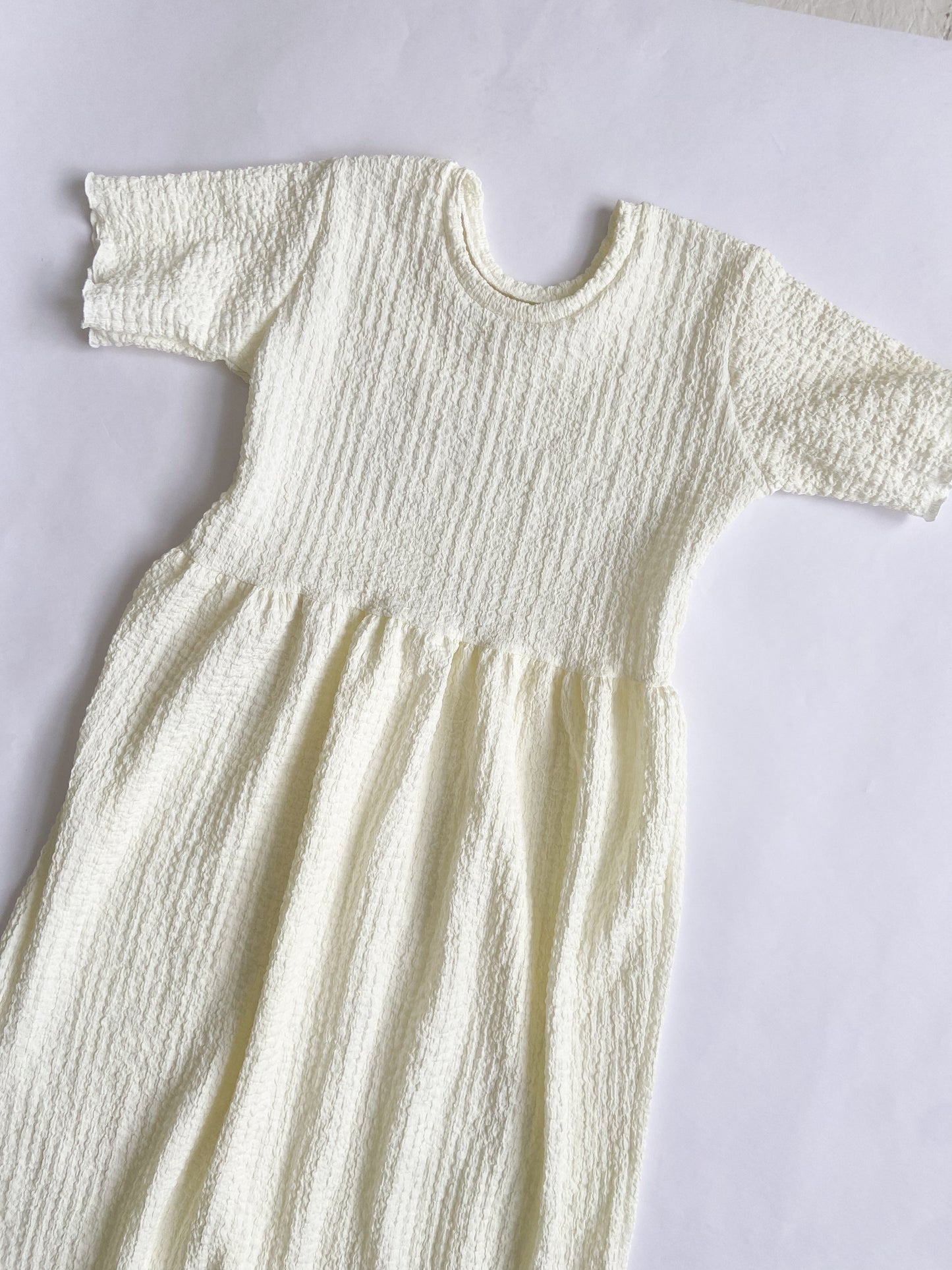 Cream Midi Dress