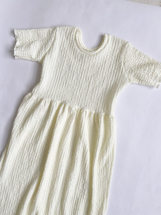 Cream Midi Dress