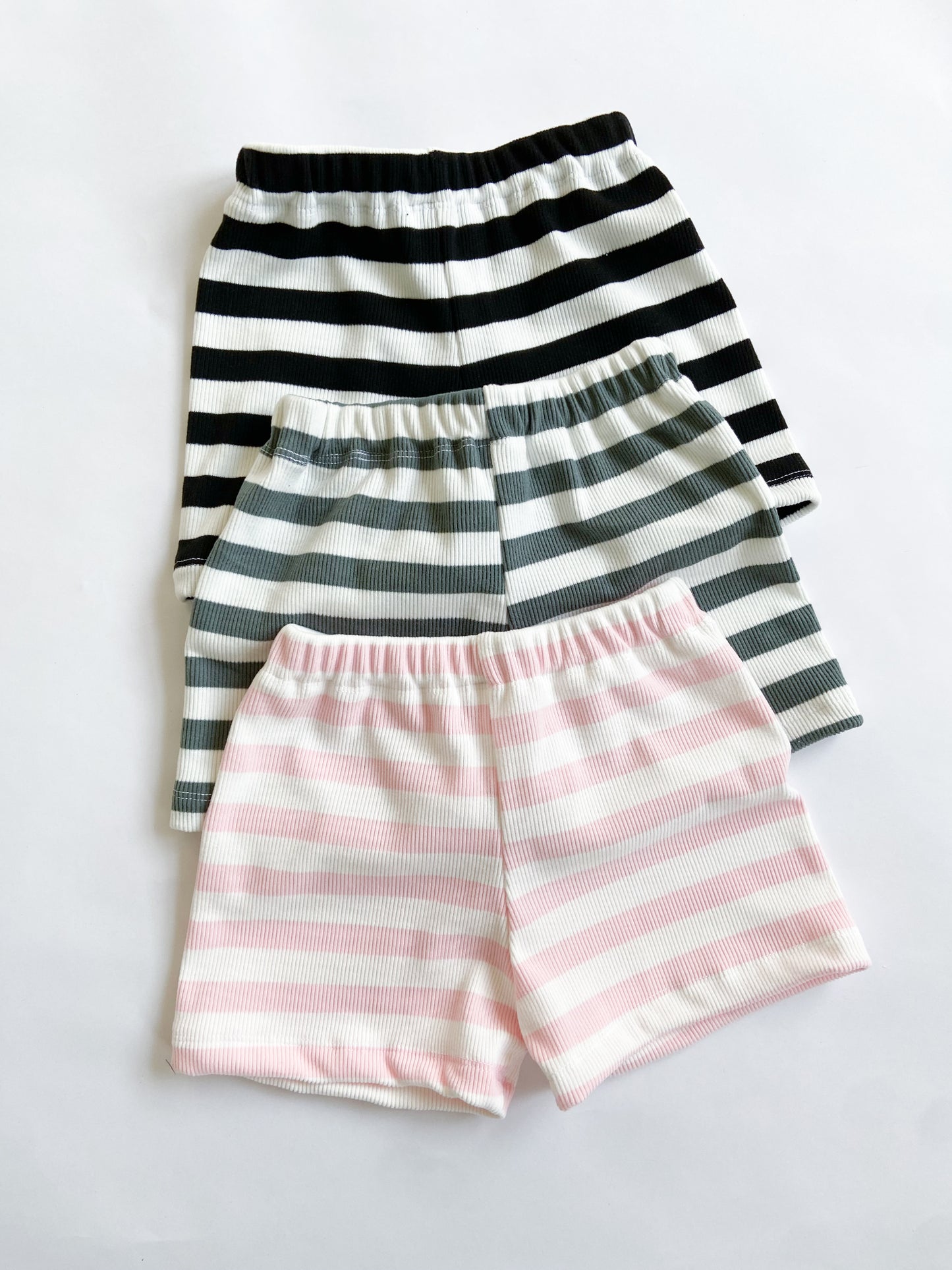 Striped Play Shorts ( 3 color options)