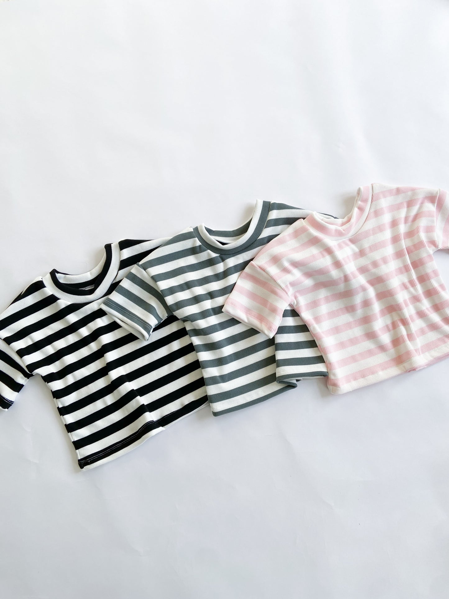 Striped Oversized T-shirt ( 3 color options)