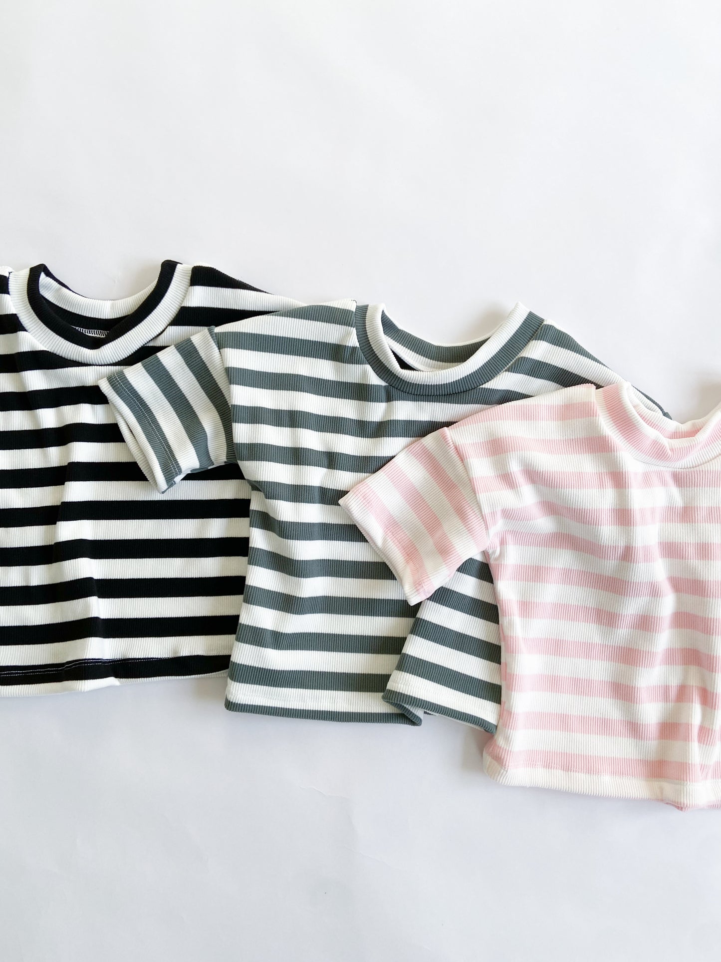 Striped Oversized T-shirt ( 3 color options)