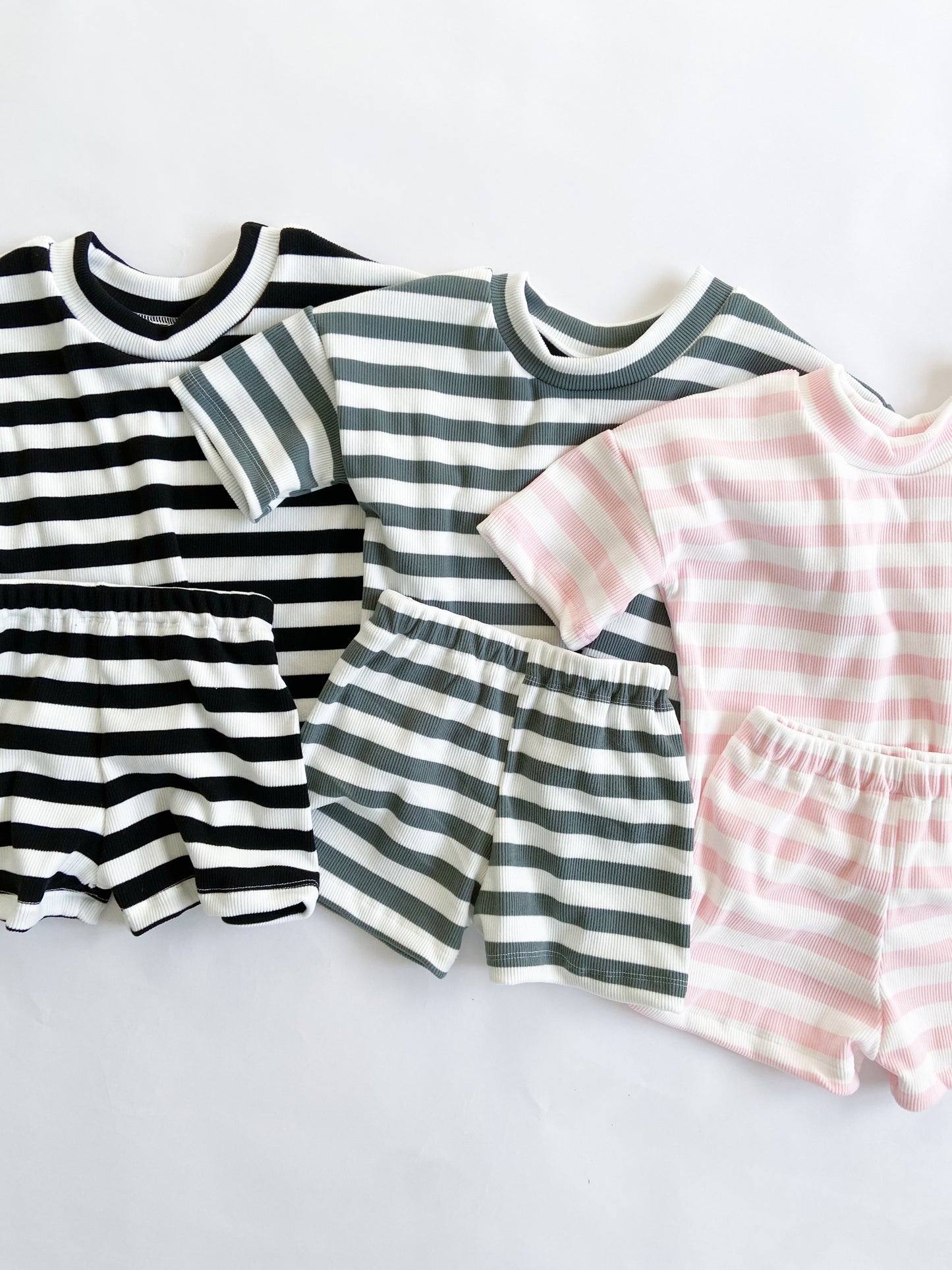 Striped Play Shorts ( 3 color options)