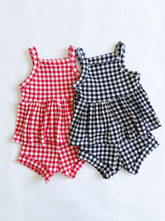 Gingham Set ( 2 color options)