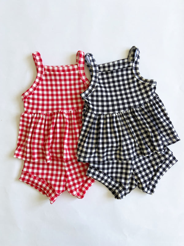 Gingham Set  - 2 colors