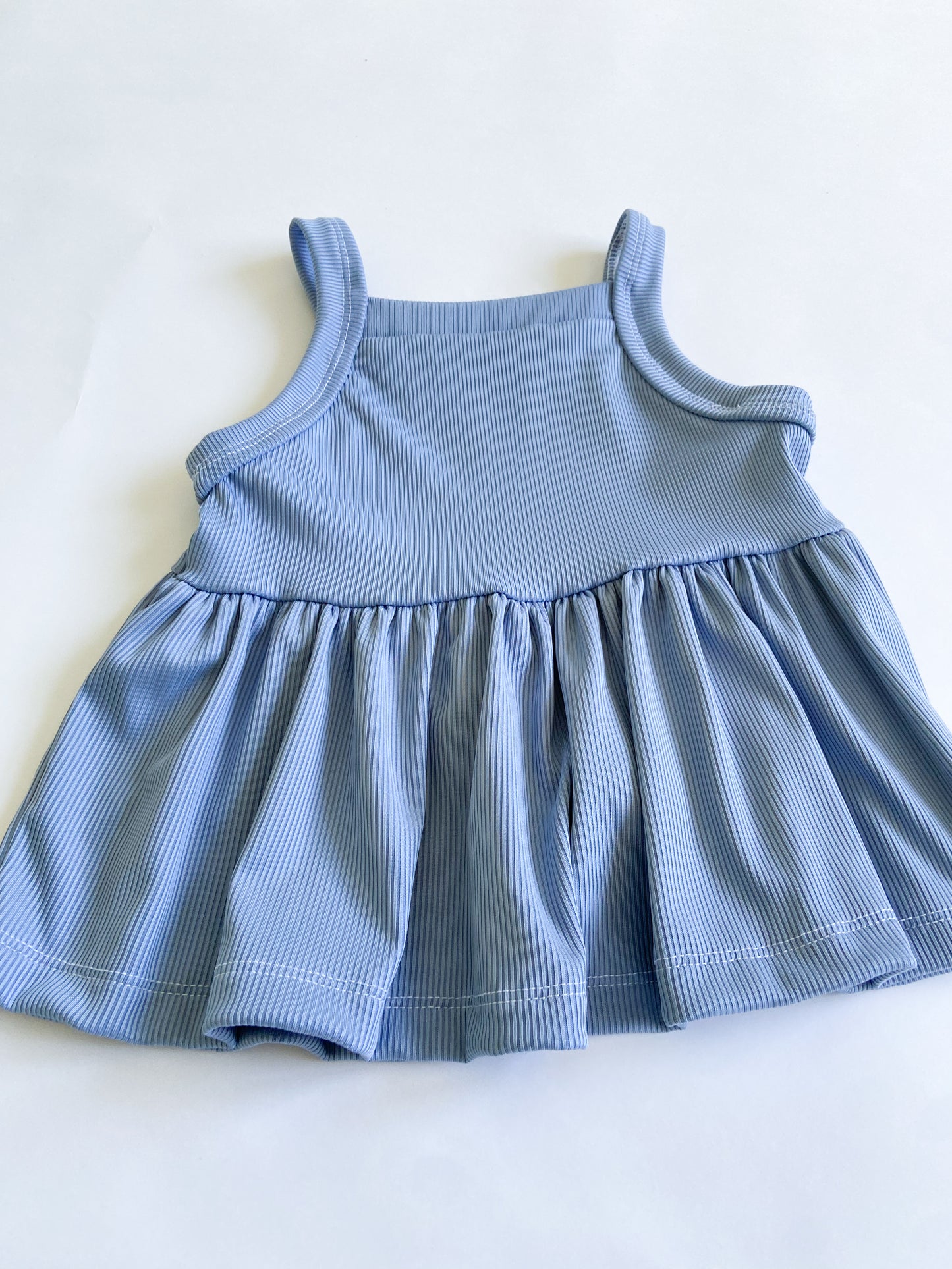 Denim Blue Peplum