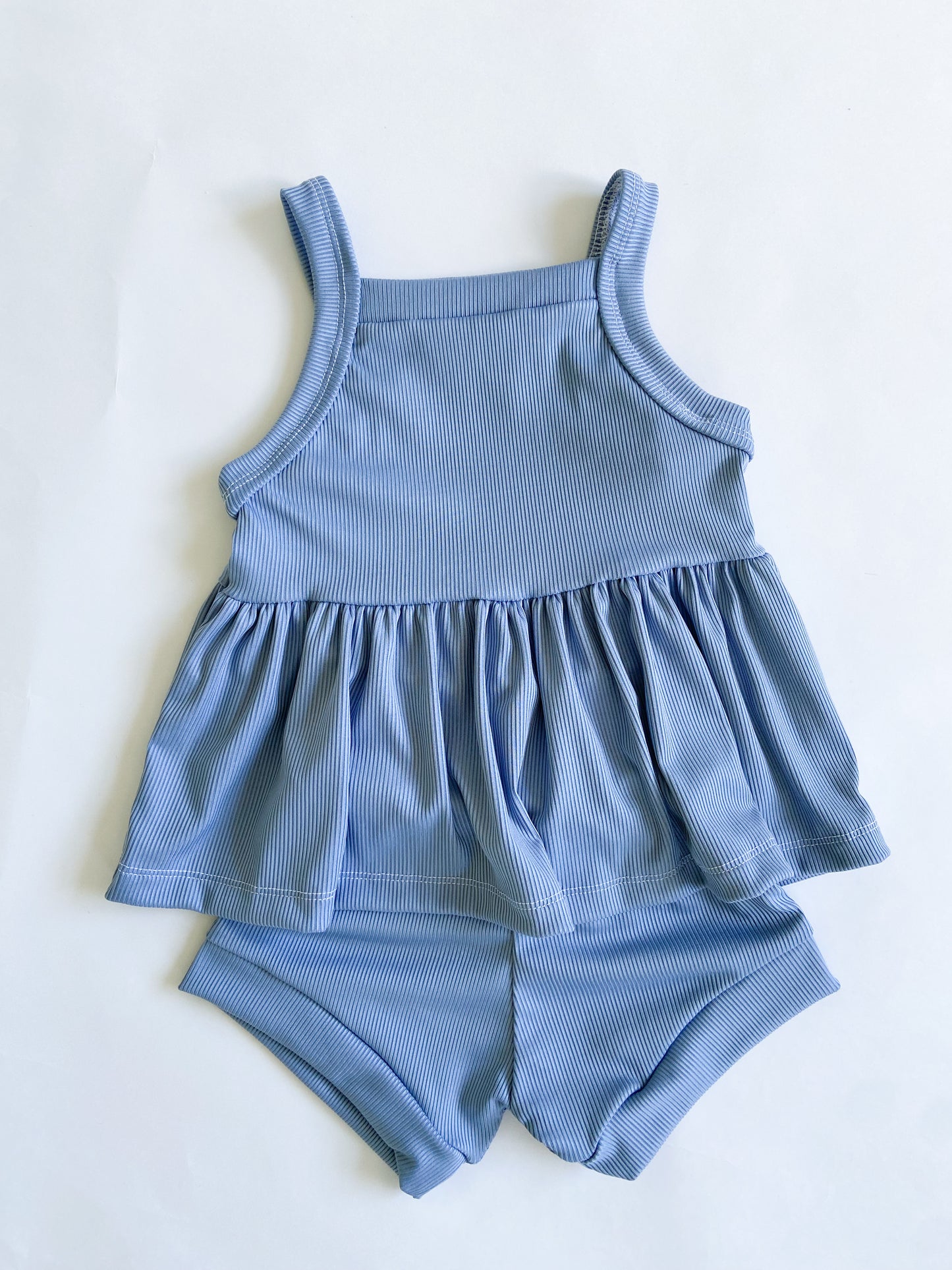 Denim Blue Peplum