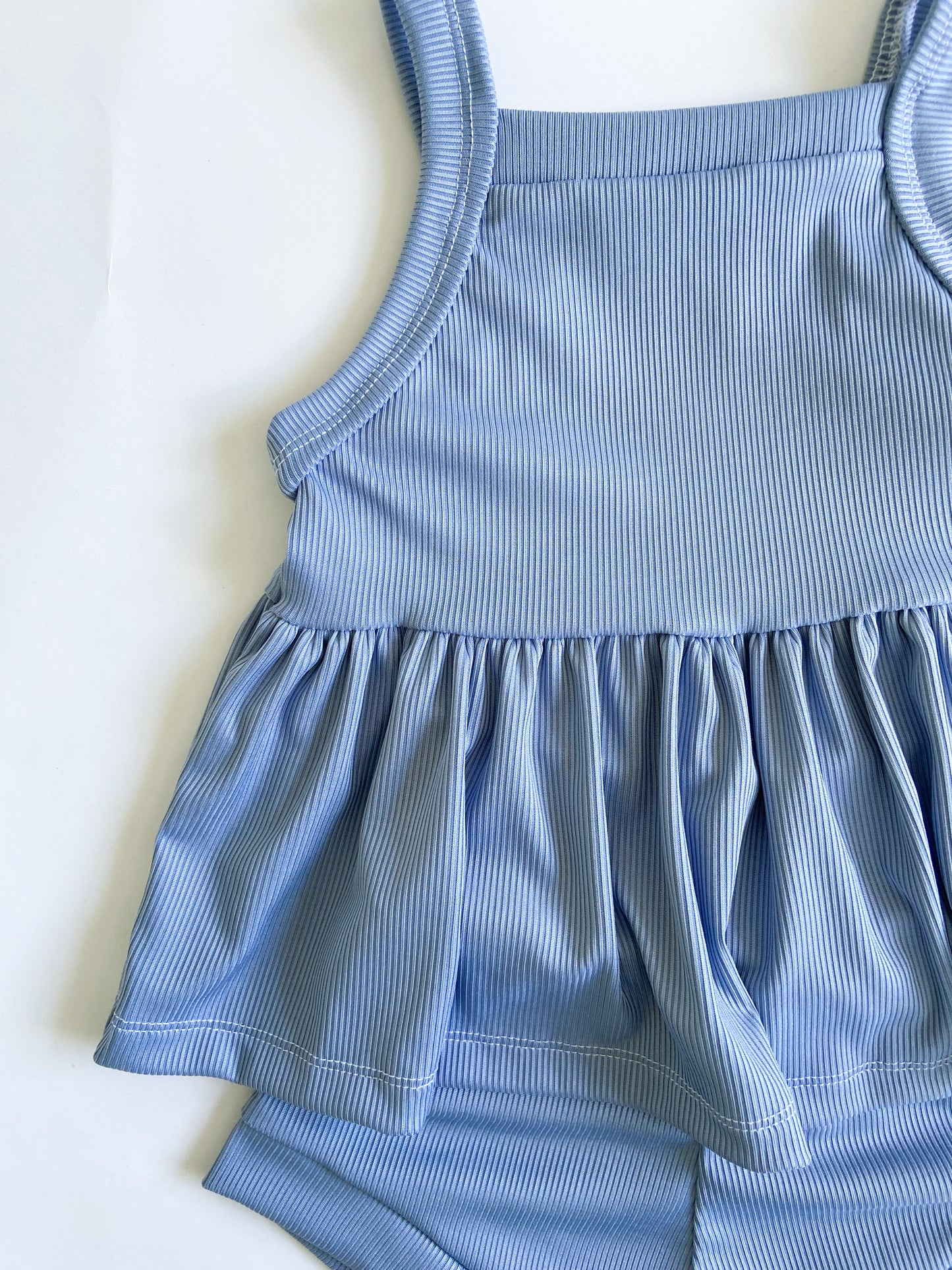 Denim Blue Peplum